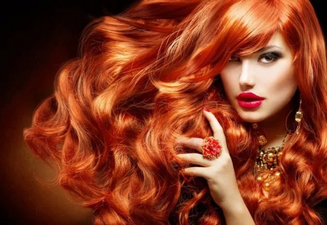 Какие цвета подходят к рыжему цвету волос?