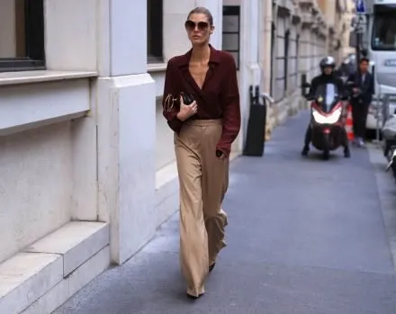Широкие брюки — как носить летом 2022, чтобы создать эффектный и элегантный образ. Как называются широкие штаны женские 2022? 4