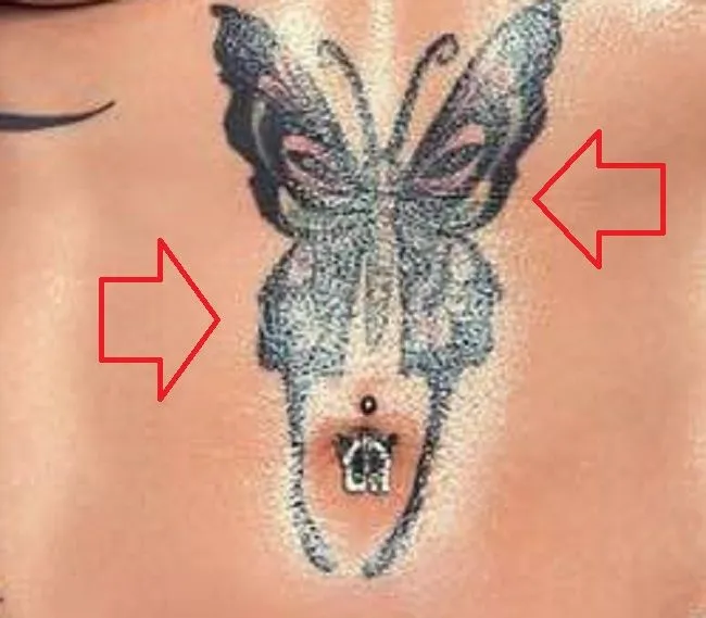 Anna Bell Peaks-Butterfly-Tattoo