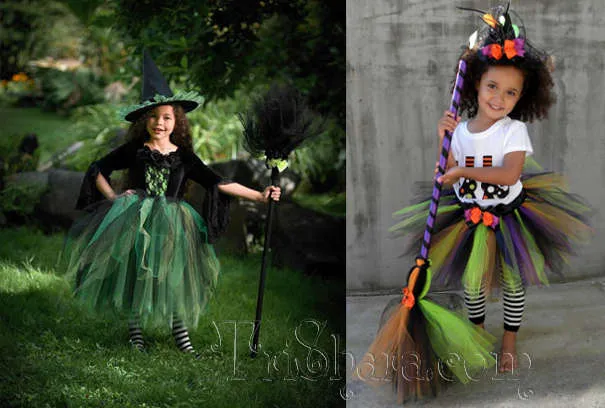 Детские костюмы ведьм на Хэллоуин