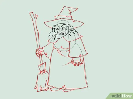 Изображение с названием Draw a Witch Step 7