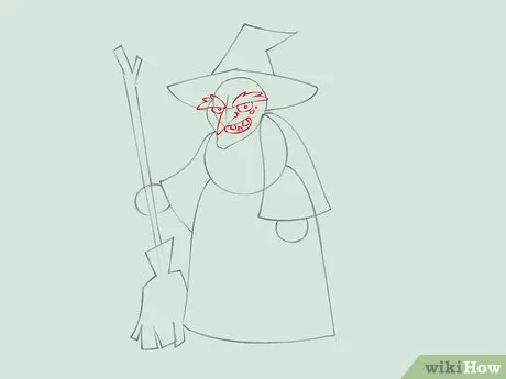 Изображение с названием Draw a Witch Step 5