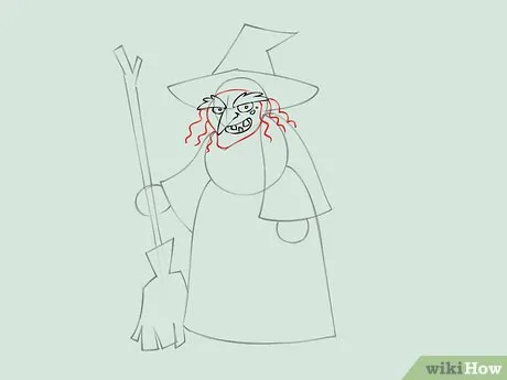Изображение с названием Draw a Witch Step 6