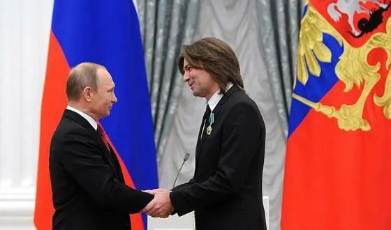 На фото: Дмитрий Маликов и Владимир Путин