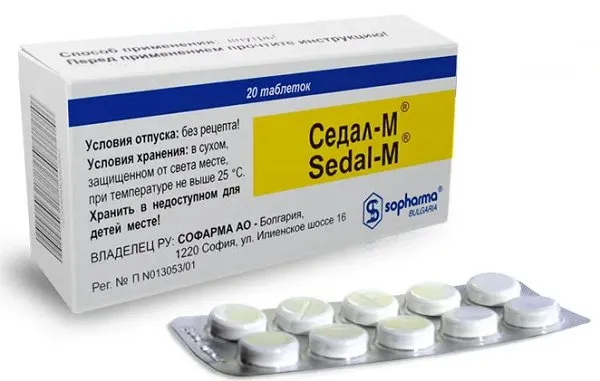 Седал-М - комбинированный препарат для снятия болевого синдрома