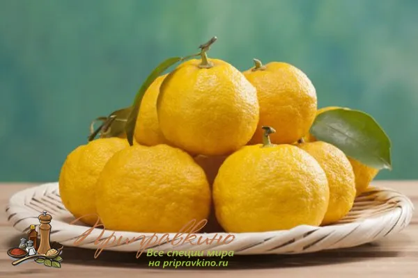 Цитрусовый фрукт юдзу