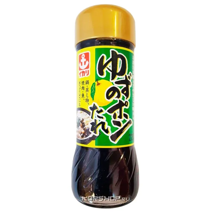 Соус понзу к мясу с ароматом цитруса (юдзу) Ikari, Япония, 200 мл