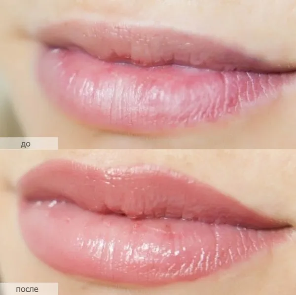 Перманентный макияж губ с растушевкой. Фото до и после процедуры, цена