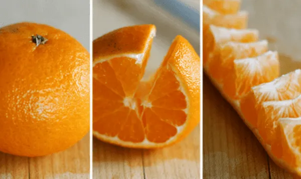 6 способов быстро почистить апельсин. Как почистить апельсин быстро. 3