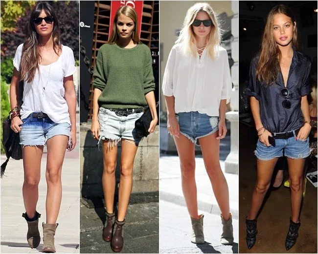 Женские шорты 2022-2023 – главные модные тренды на фото. Какие джинсовые шорты в моде 2022 женские. 36