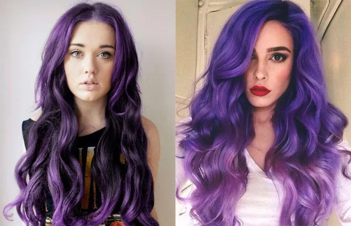 Как получить фиолетовый цвет волос: какая краска? Волосы с фиолетовым оттенком. Как покраситься в фиолетовый цвет. 3