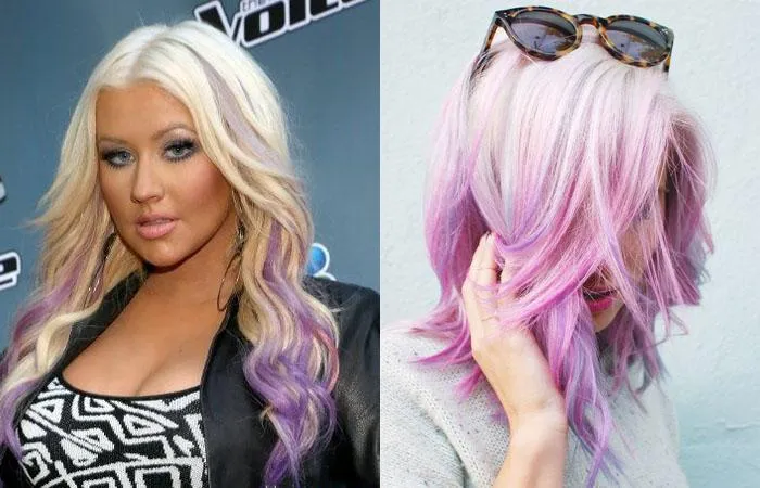 Как получить фиолетовый цвет волос: какая краска? Волосы с фиолетовым оттенком. Как покраситься в фиолетовый цвет. 10