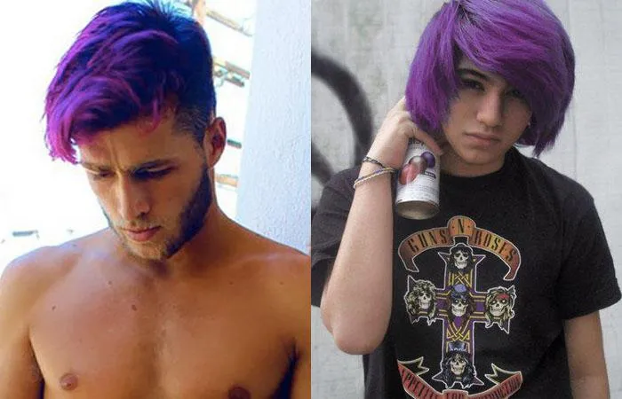 Как получить фиолетовый цвет волос: какая краска? Волосы с фиолетовым оттенком. Как покраситься в фиолетовый цвет. 4