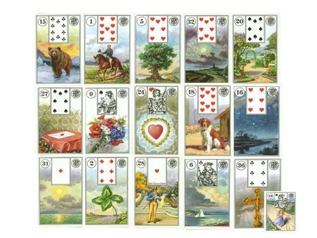 Секреты гадания на 36 игральных картах