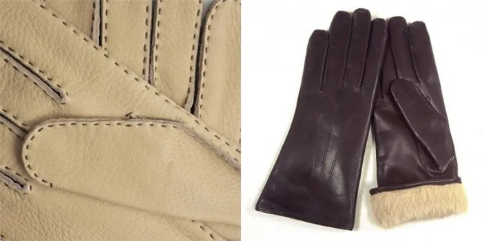 Мужские замшевые перчатки