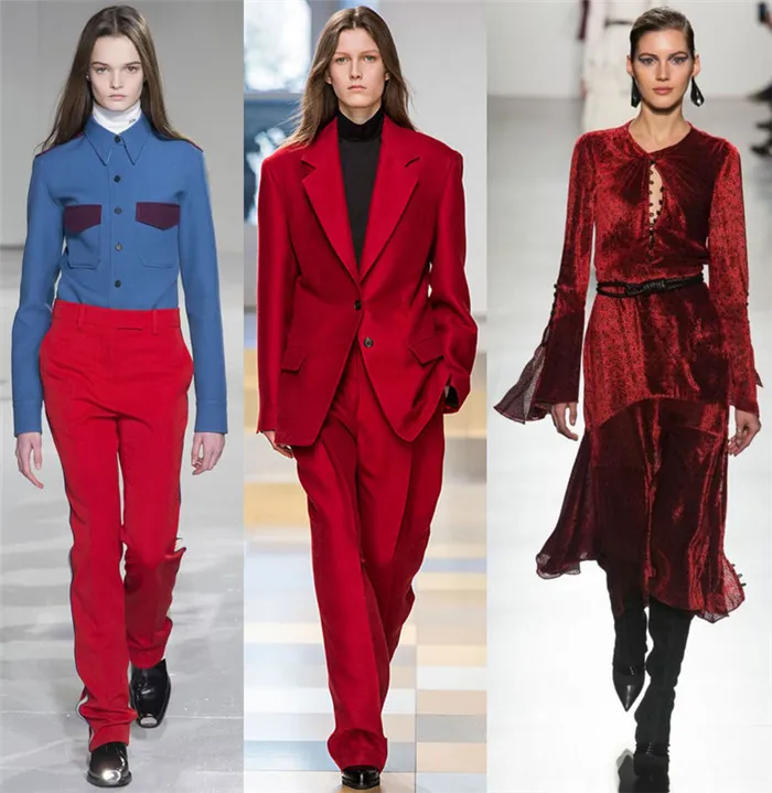 Тенденции на 2022: красный цвет - повседневный, женственный и практичный. Как носить красный цвет. 11