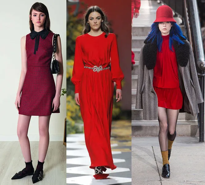 Тенденции на 2022: красный цвет - повседневный, женственный и практичный. Как носить красный цвет. 13