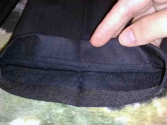 как подшить брюки потайным швом