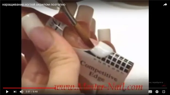 Как пользоваться акриловой пудрой для ногтей. Акриловая пудра для ногтей как пользоваться. 6