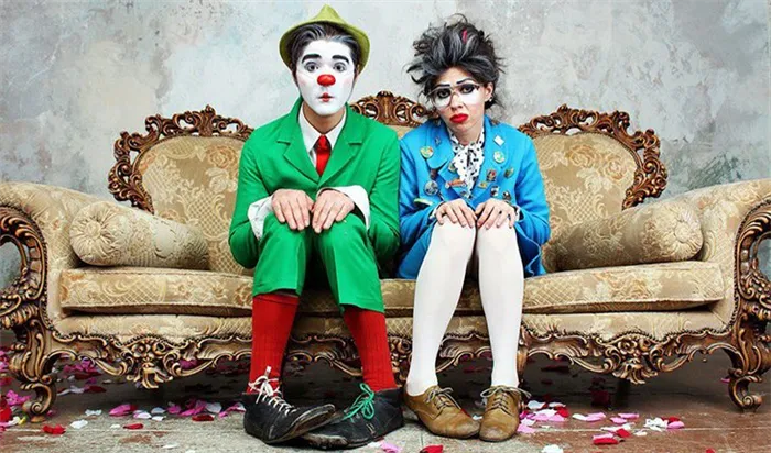 Юрий Музыченко и его жена работают клоунами