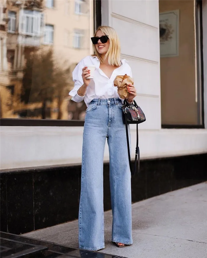 Идеальные женские джинсы 2022-2023: модные новинки и образы с джинсами на фото
