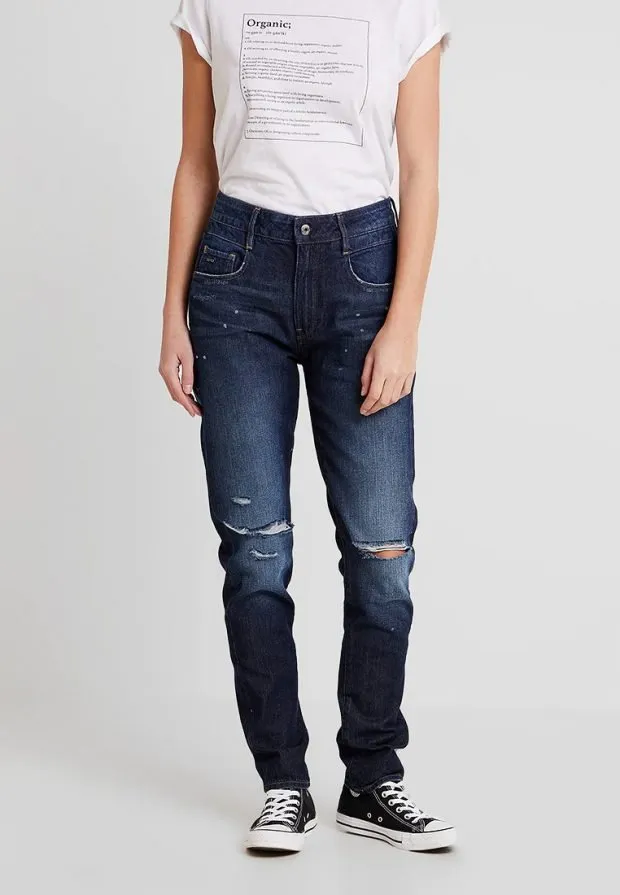 Идеальные женские джинсы 2022-2023: модные новинки и образы с джинсами на фото. Какие джинсы в моде 2022. 20