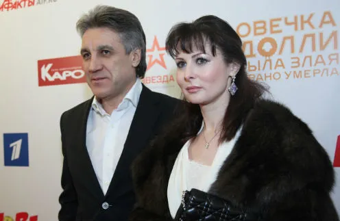 На фото: Алексей Пиманов с женой Ольгой Погодиной