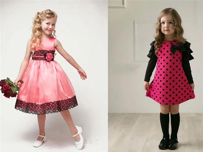 Платье в стиле ретро для девочки 4-5-6-7-8-9 лет своими руками. Как сшить платье стиляги для девочки. 6