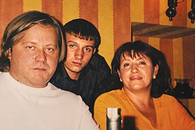 Елена Дмитриева, ее муж Алексей Митрофанов и сын Константин
