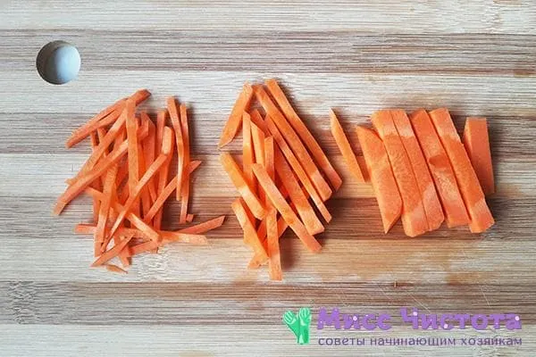 Как правильно и быстро шинковать морковь соломкой