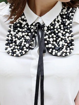 Как украсить женскую рубашку: варианты оригинального декора. Как украсить белую рубашку женскую. 32