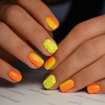 Лимонный маникюр: интересный дизайн для ярких летних образов. Как нарисовать лимон на ногтях. 8