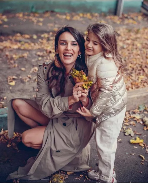 Юлия Зимина с дочерью