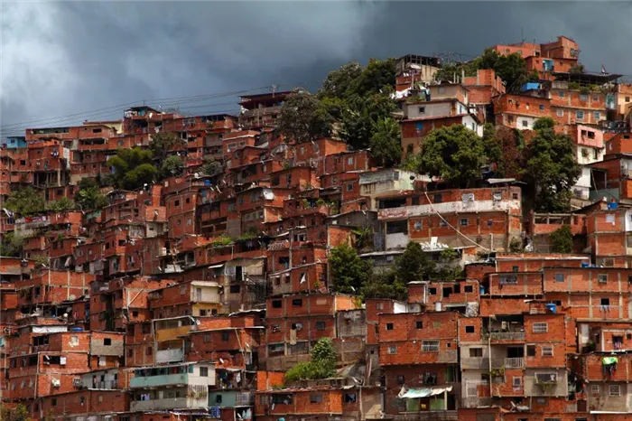 Трущобы Каракаса. Источник: James Dalrymple / Shutterstock