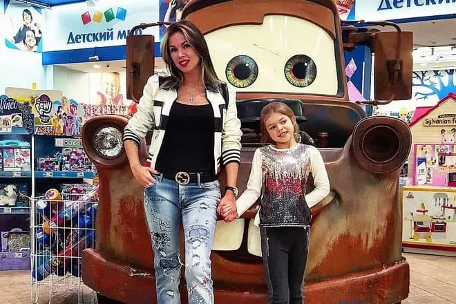 Оксана Тарасова с дочерью Ангелиной