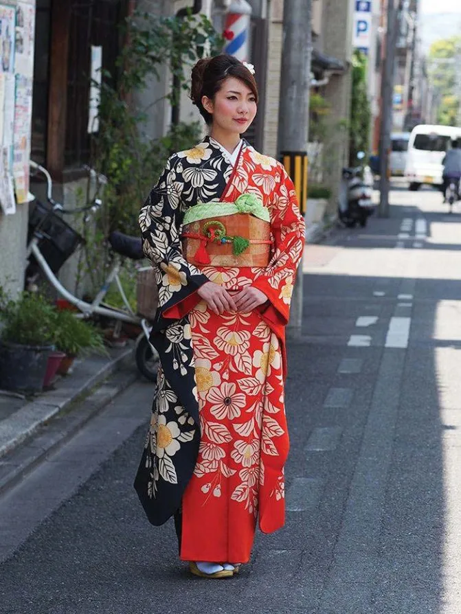 Японская одежда от средневековья до наших дней. Как называется японская одежда похожая на кимоно. 4