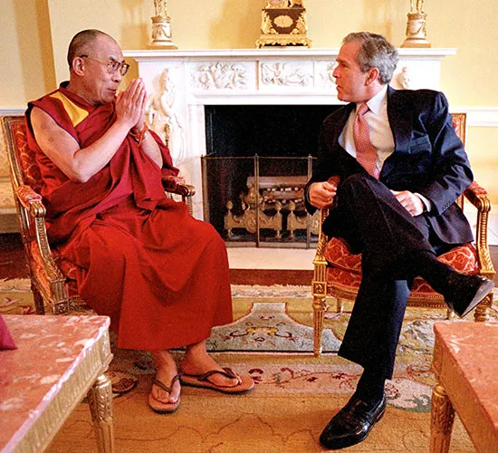 Далай-Лама в сланцах