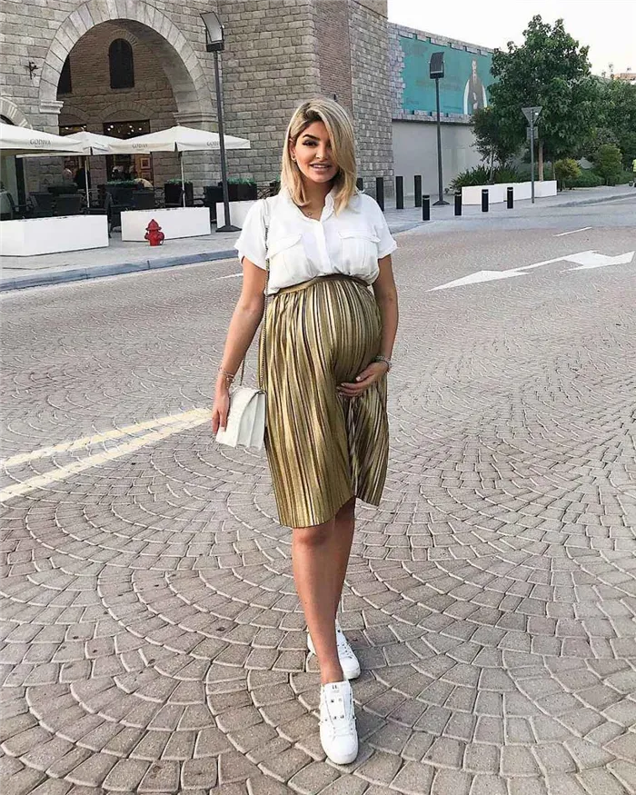Мода для беременных весна-лето 2019 фото_3
