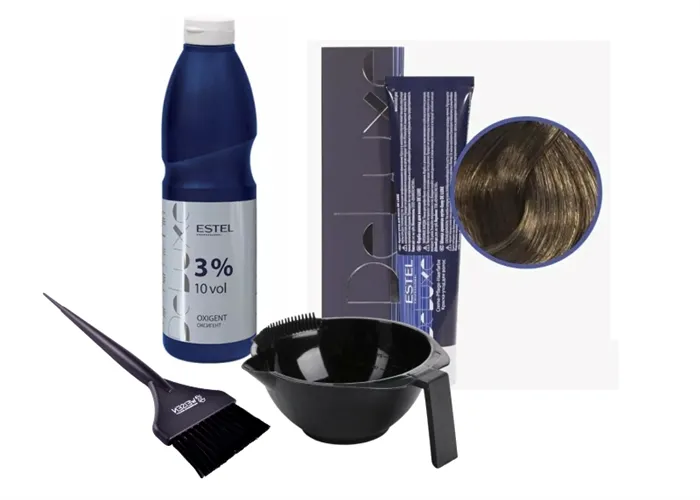 Окрашивание волос в домашних условиях: смешивание состава