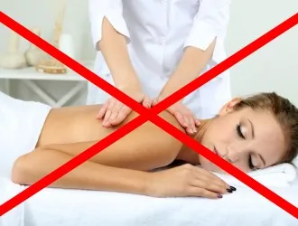 Обратите внимание на список противопоказаний к применению массажа спины
