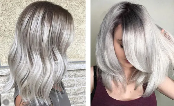 Дымчатый топаз цвет волос. Фото до и после окрашивания, мелирования