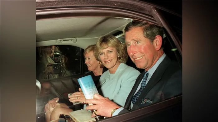 Камилла Паркер-Боулз и принц Чарльз в конце 90-х