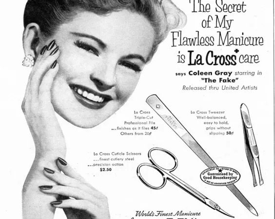 Первое наращивание ногтей появилось в 1937 году