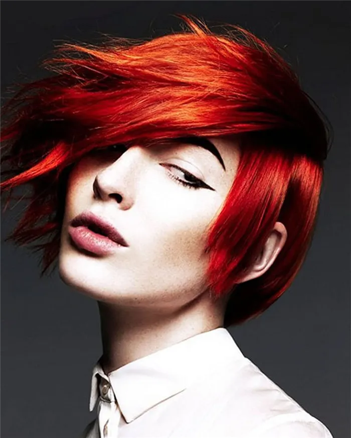 Красный цвет волос: кому идет и как покраситься