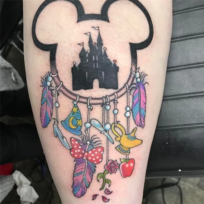 Mickey and Minnie Mouse Tattoo 60