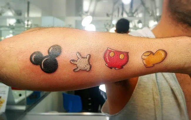 mickey and minnie mouse tattoo36