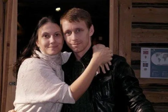 Александр Стекольников с женой
