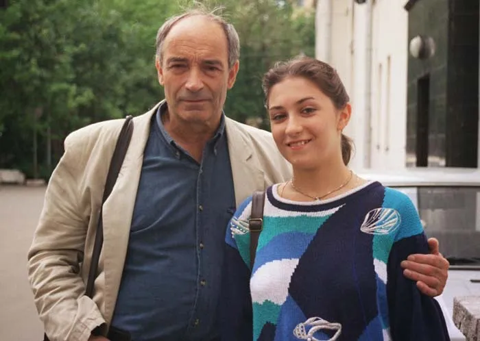 Валентин Гафт и дочь Ольга