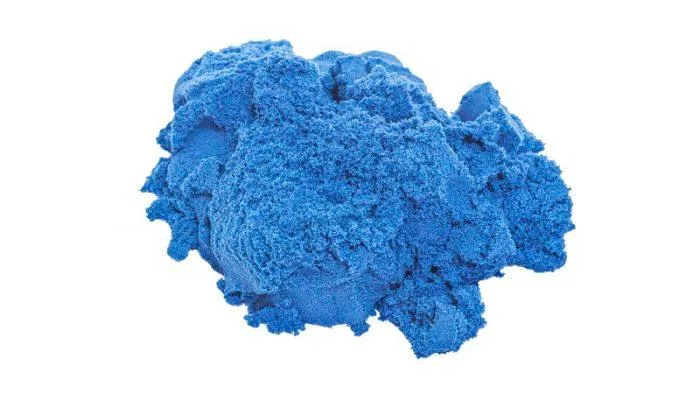 Голубой кинетический песок