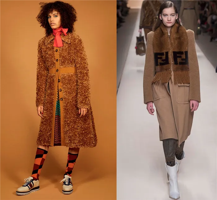 Модное женское пальто осень-зима 2018-2019. Какие пальто модные в 2018 году. 4